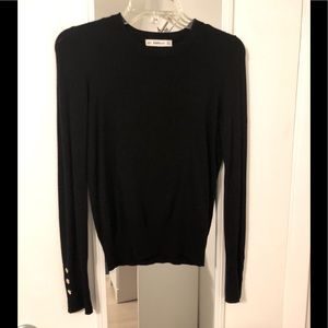 Zara Black Basic Knit Sweater